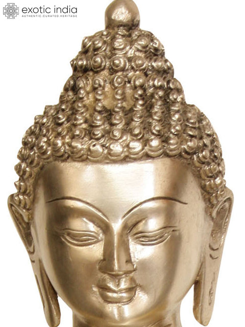 14" Lord Buddha Interpreting His Law of Dharma In Brass | Handmade | Made In India