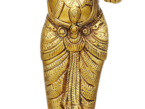 15" Ganesha Lamps with Bells in Brass | Handmade | Made in India