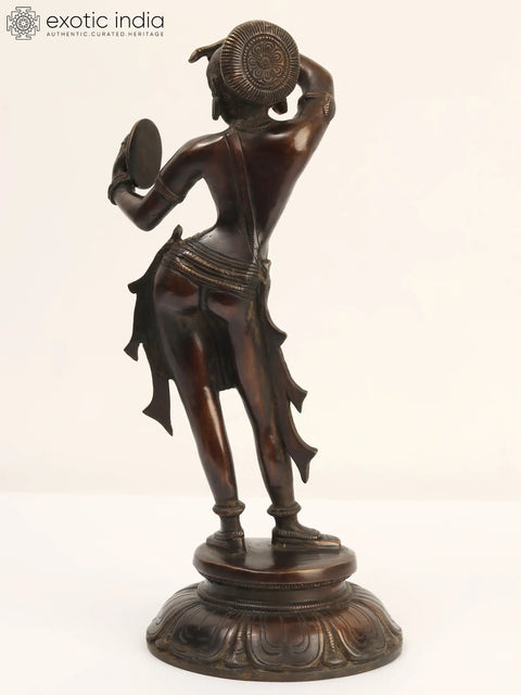 13" The Apsara Applying Vermillion (A Statue Inspired by Khajuraho)| Indian Handcrafted Idol