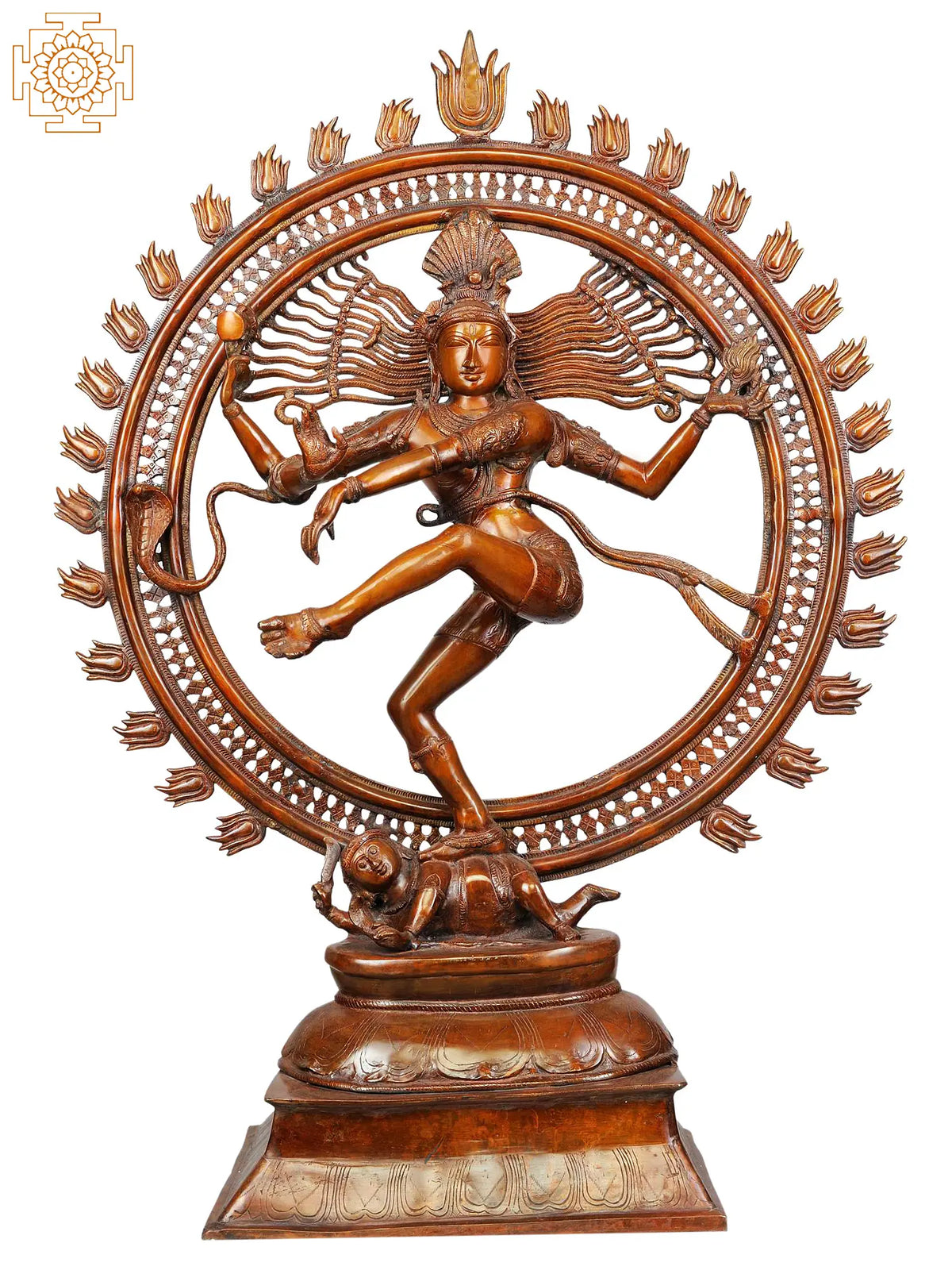 41" Large Size Nataraja In Brass | Handmade | Made In India