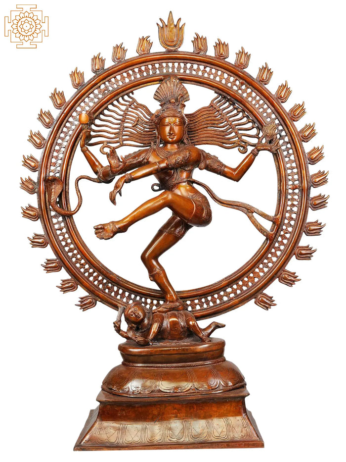 41" Large Size Nataraja In Brass | Handmade | Made In India