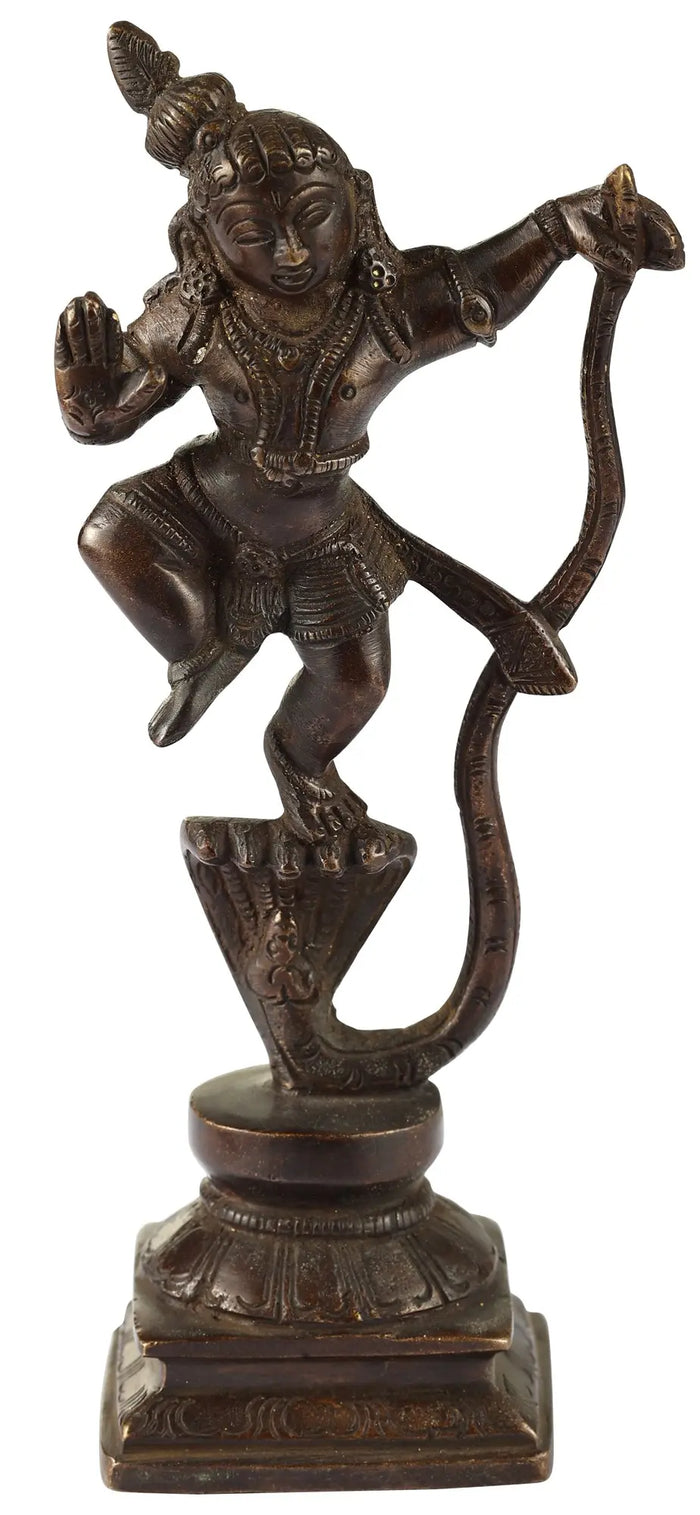 7" The Dance of Victory | Indian Handcrafted Brass Idol