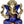 8" Lapis Ganesha Granting Abhaya In Brass | Handmade | Made In India