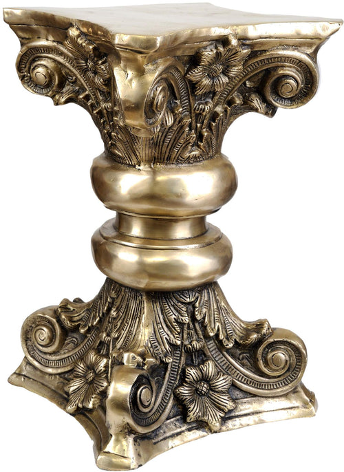 Brass Column Pedestal Handmade Metal Furniture