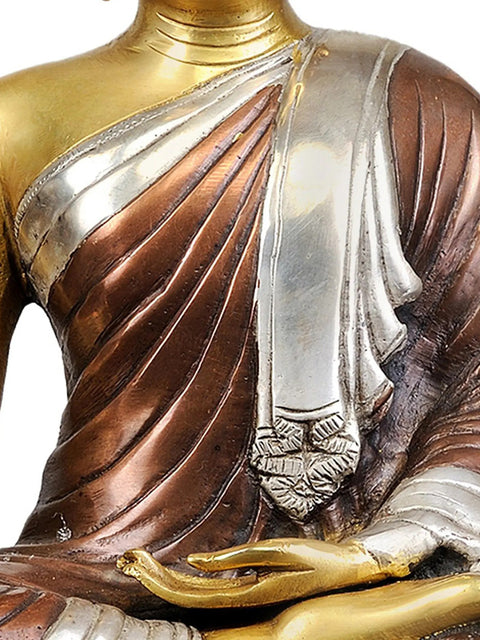 15" (Tibetan Buddhist Deity) The Medicine Buddha In Brass | Handmade | Made In India