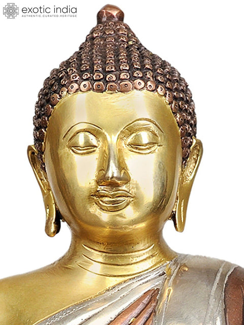 15" (Tibetan Buddhist Deity) The Medicine Buddha In Brass | Handmade | Made In India