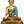17" Lord Buddha in Bhumisparsha Mudra (Inlay Statue) In Brass | Handmade | Made In India