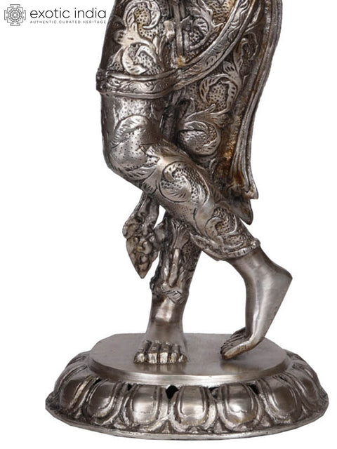 20" Tibetan Buddhist  Mahamaya Devi - Mother of Shakyamuni Buddha | Handmade Brass Statue