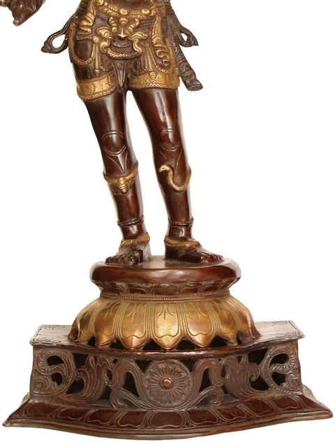 31" Large Size Lord Shiva as Pashupatinath In Brass