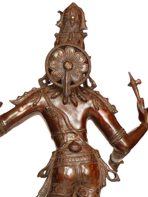 31" Large Size Lord Shiva as Pashupatinath In Brass