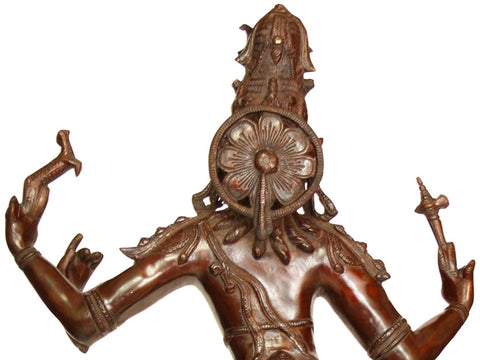 31" Large Size Lord Shiva as Pashupatinath In Brass