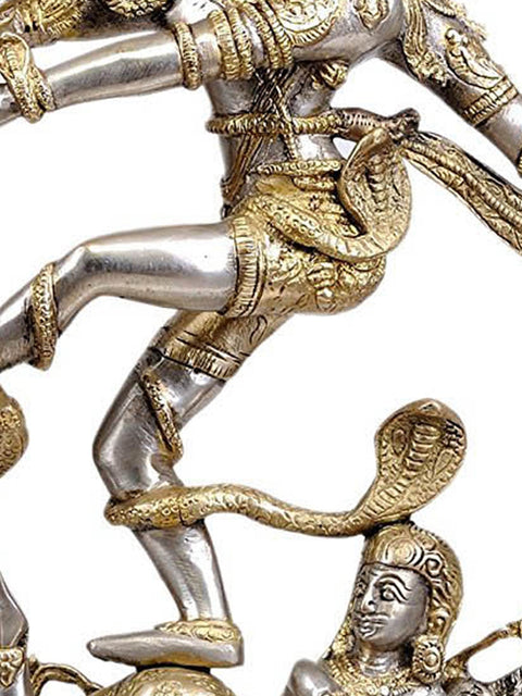 20" Lord Shiva as Nataraja Brass Sculpture | Handmade Brass Figurine | Made in India