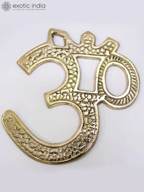 Om (AUM) Brass Wall Hanging for Home Decor