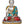 13" Shakyamuni Buddha Invoking the Earth Goddess to be His Witness to the Attainment of Supreme Enlightenment (Inlay Statue) In Brass