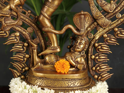 28" Large Size Lord Shiva as Nataraja Brass Sculpture