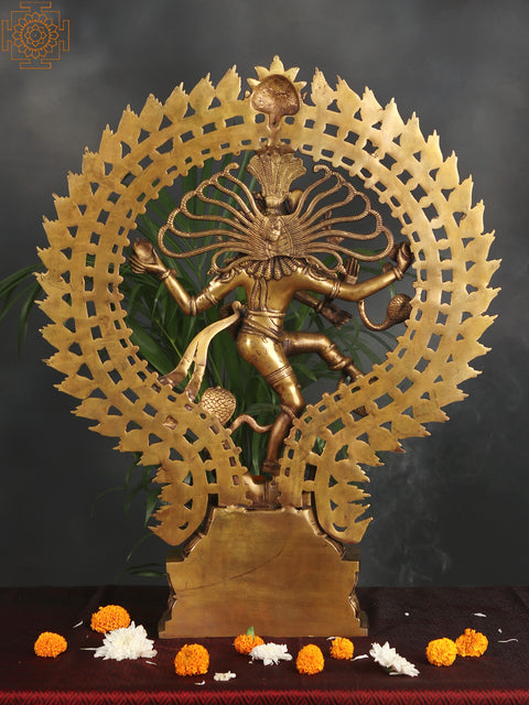 28" Large Size Lord Shiva as Nataraja Brass Sculpture