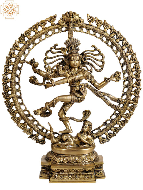21" Nataraja Brass Statue - The King of Dancers