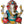 8" Brass Lord Ganesha Idol Seated in Ease Posture | Handmade Inlay Statue | Made in India