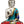 10" Lord Buddha in Abhaya Mudra (Inlay Statue) In Brass | Handmade | Made In India