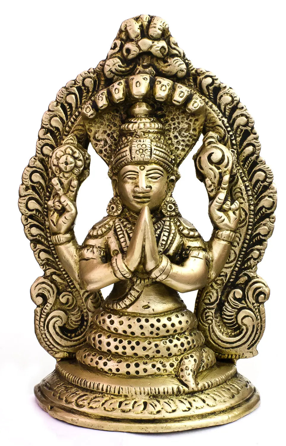 5" Saint Patanjali Statue in Brass | Handmade | Made in India