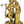 10" Radha-Krishna with Cow In Brass | Handmade | Made In India