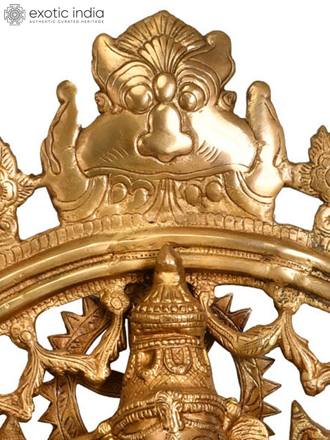29" Large Size Lord Ganesha as Nataraja Brass Statue | Handmade | Made in India