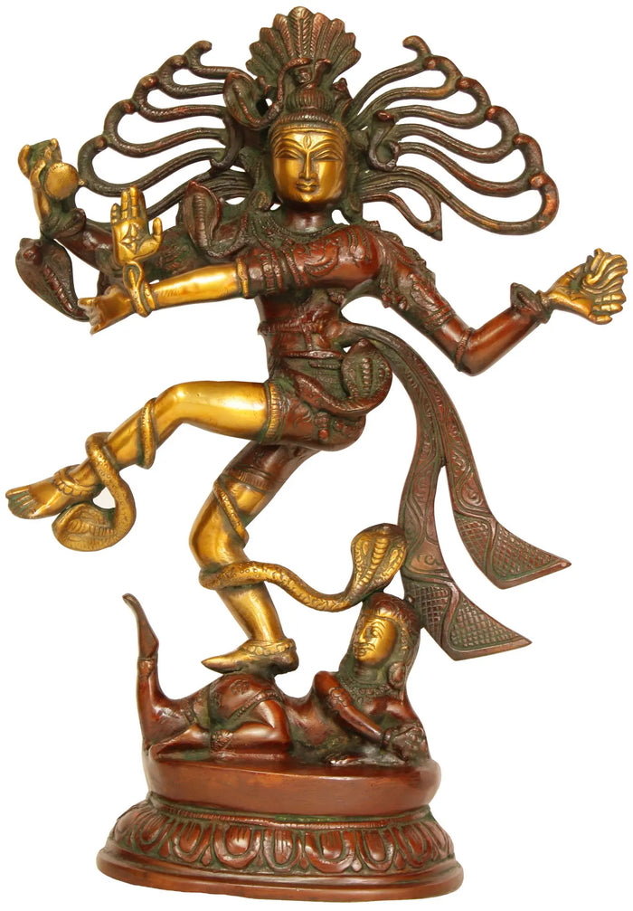 15" Nataraja In Brass | Handmade | Made In India