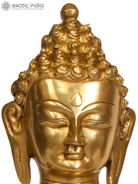 14" Lapis Healing Buddha (Inlay Tibetan Buddhist Statue) In Brass | Handmade | Made In India