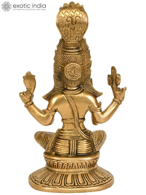 7" Goddess Mariamman Brass Statue | South Indian Goddess Durga Idol | Handmade