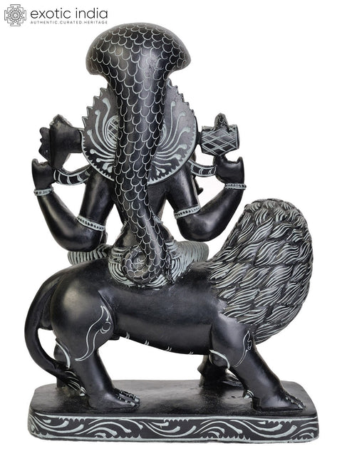 28" Large Buddha Idol in Abhaya and Vitark-Mudra | Handmade Brass Statue