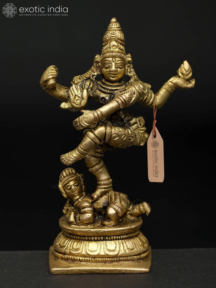 2" Nataraja Small Statue in Brass | Handmade | Made in India
