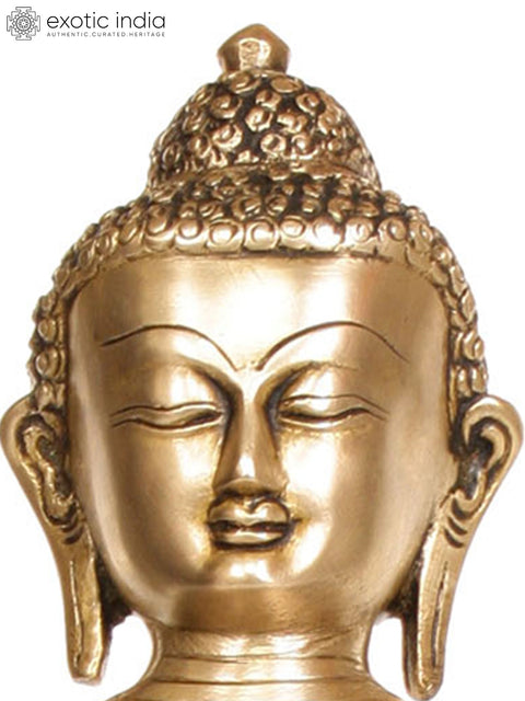 13" Tibetan Buddhist God Lapis Buddha of Healing In Brass | Handmade | Made In India