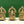 8" Ganesha, Lakshmi and Saraswati In Brass