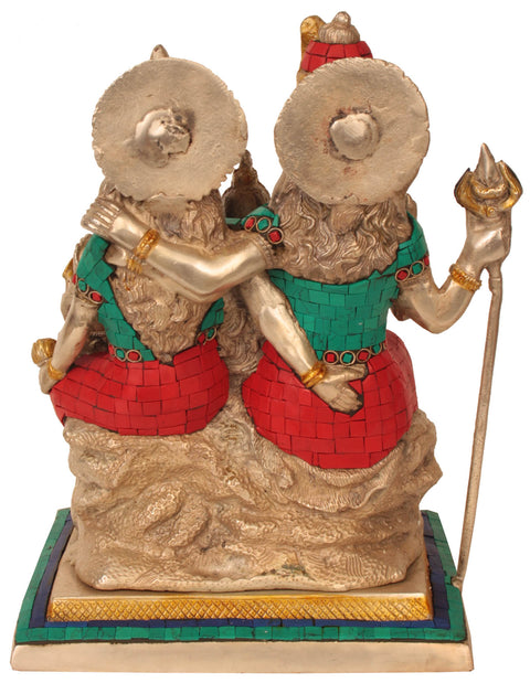 12" Shiva Parivar In Brass | Handmade | Made In India