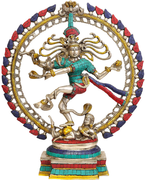 20" Nataraja Brass Statue Handmade Home Decor