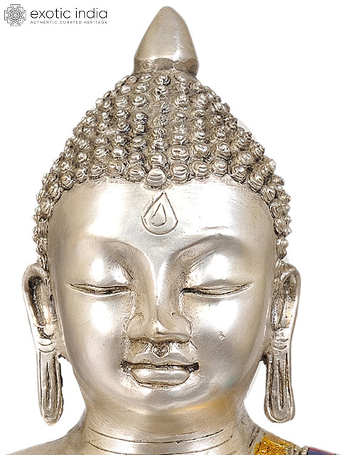 14" Lord Buddha Preaching His Dharma In Brass | Handmade | Made In India