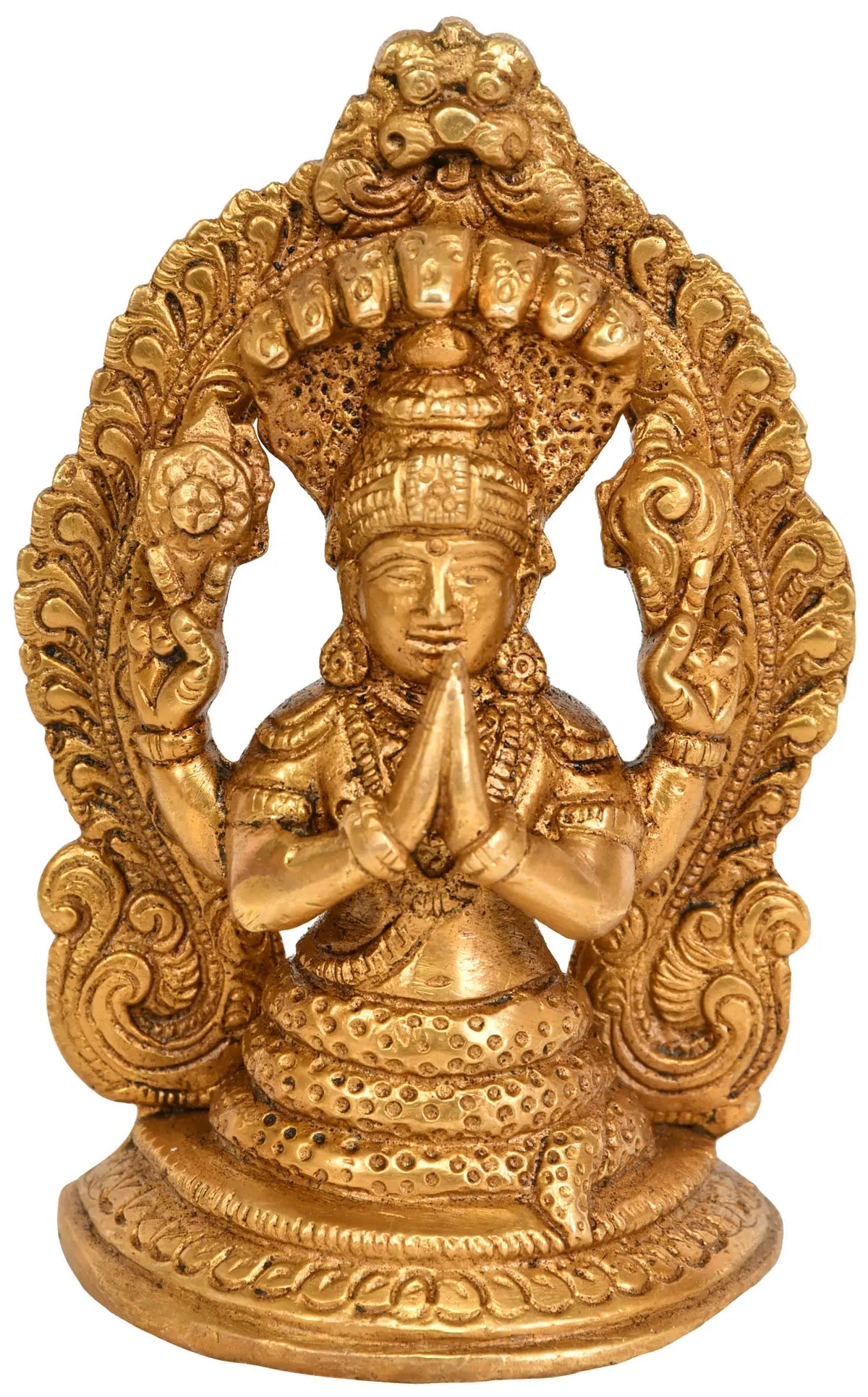 5" Saint Patanjali Sculpture in Brass | Handmade | Made in India