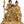 12" Brass Shiva-Parvati Statue with Ganesha