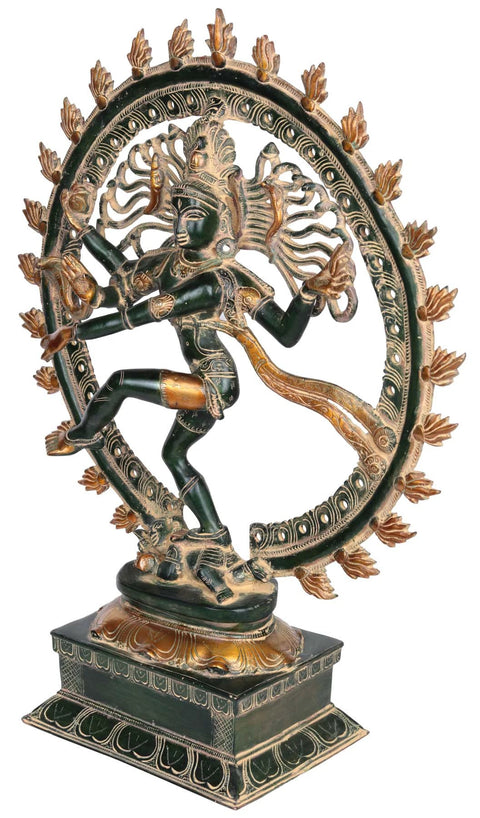 21" Shiva as Nataraja In Brass | Handmade | Made In India