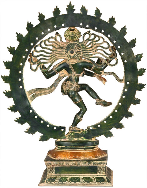 21" Shiva as Nataraja In Brass | Handmade | Made In India