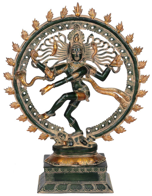 21" Shiva Nataraja Brass Statue Handmade