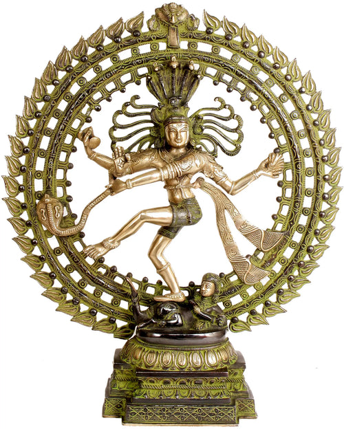 23" Nataraja Handmade Brass Statue for Pooja
