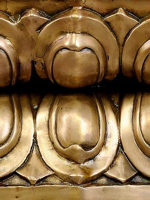 38" (Tibetan Buddhist Deity) Large Size Bhaishajyaguru - The Medicine Buddha In Brass | Handmade | Made In India