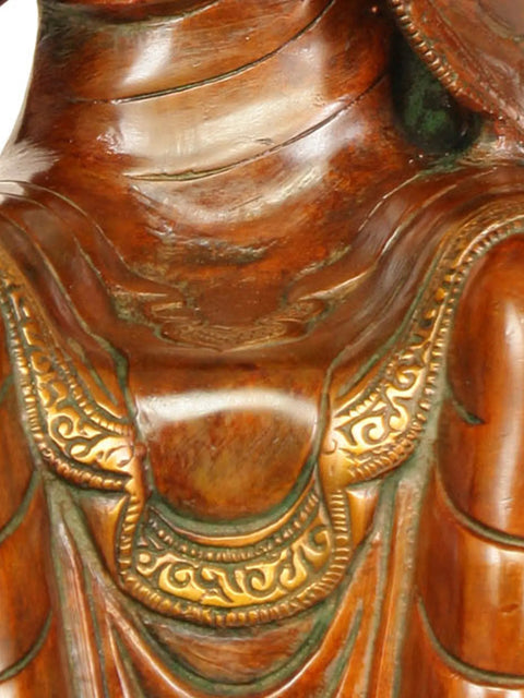 Tibetan Buddhist Deity Maitreya - The Future Buddha (To Be Seated on Edge)