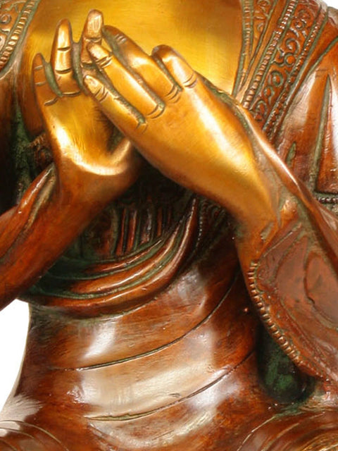 Tibetan Buddhist Deity Maitreya - The Future Buddha (To Be Seated on Edge)