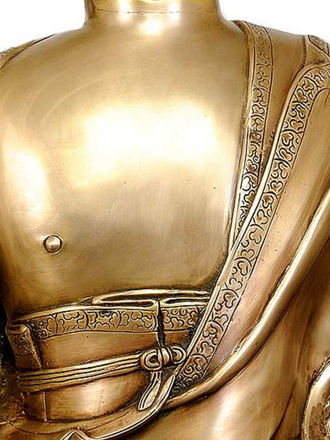15" Tibetan Buddhist God The Medicine Buddha In Brass | Handmade | Made In India