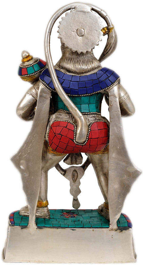 11" The Mighty Hanuman In Brass | Handmade | Made In India