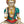 11" Blessing Hanuman Brass Idol | Handmade Brass Sculpture