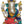 11" Four Armed Seated Ganesha In Brass | Handmade | Made In India