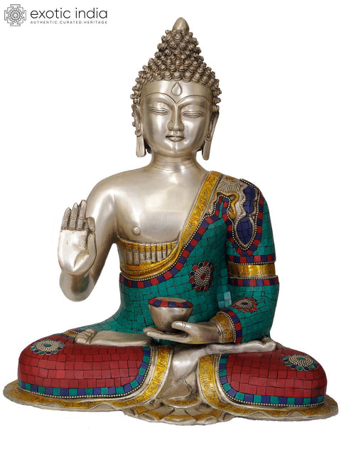 Shakyamuni Buddha Preaching His Dharma In Brass | Handmade | Made In India